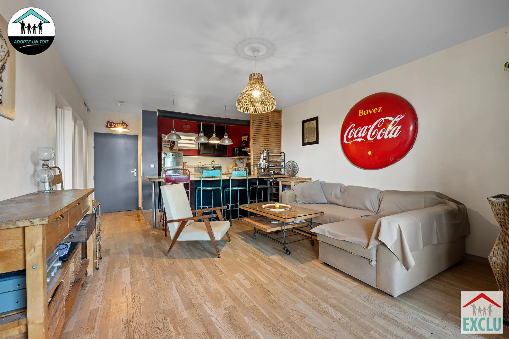 Photo 3 - Appartement à vendre - Ancien 291 900 € 2 pièces 1 chambres 45.99 m² Saint Gilles Les Bains 97434