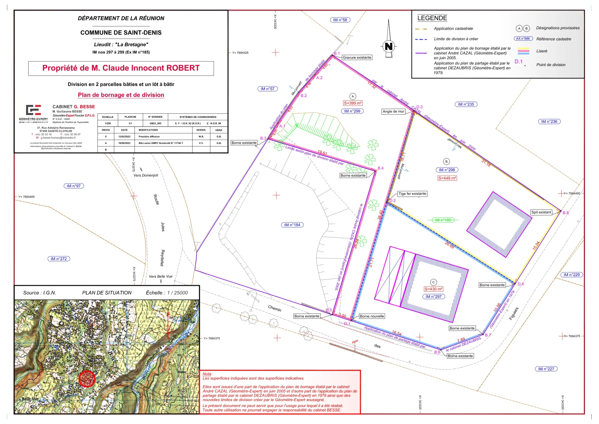 Photo 4 - Terrain à vendre - Ancien 147 000 € 399 m² Saint-Denis 97490