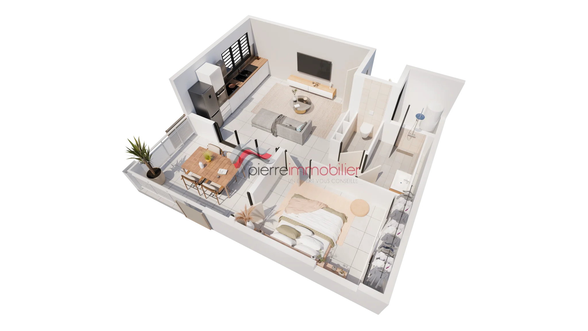 Photo 1 - Appartement à vendre - Ancien 258 300 € 2 pièces 1 chambres 42.55 m² Saint-Pierre 97410