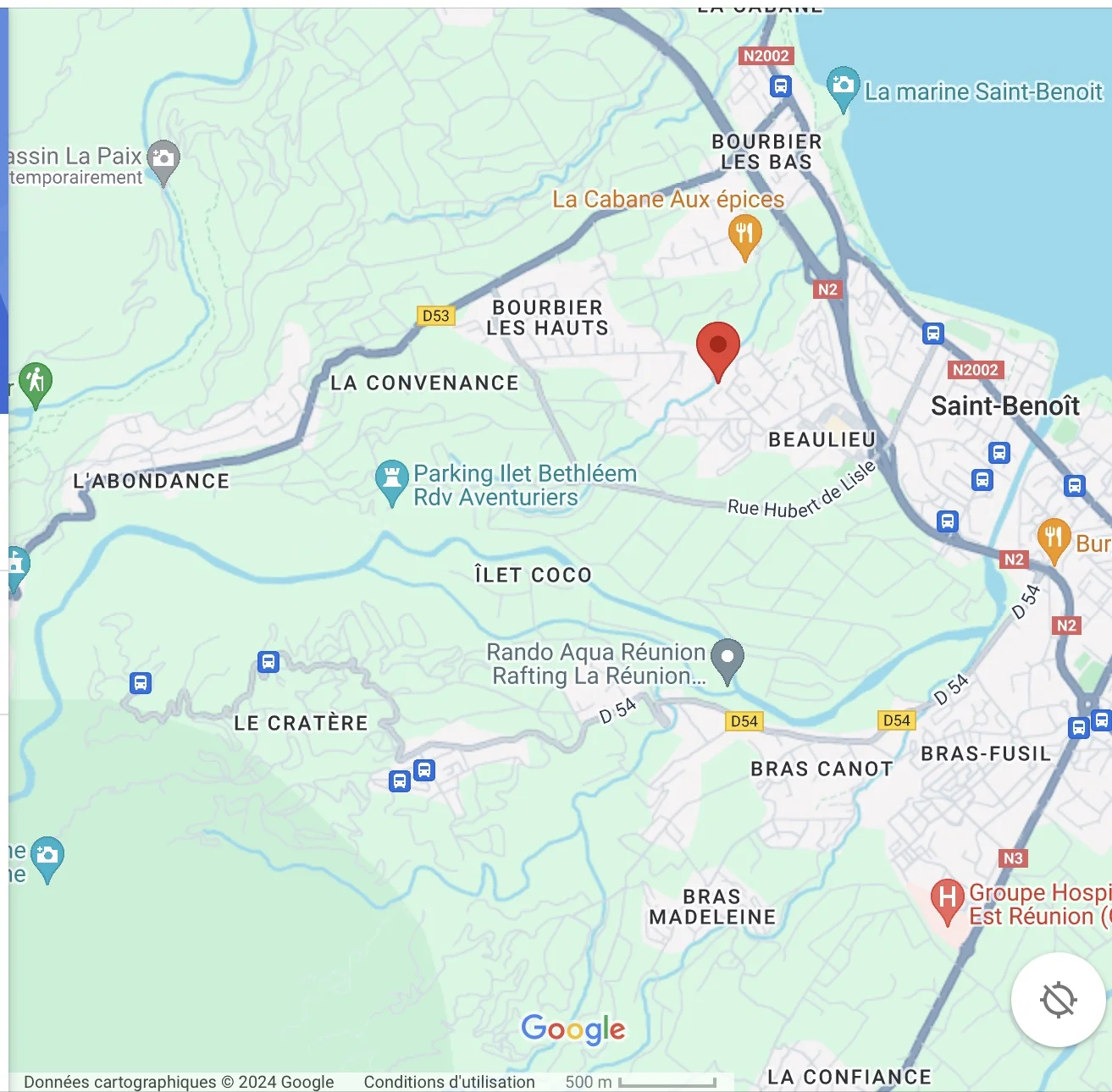 Photo 2 - Terrain à vendre - Ancien 130 000 € 2010 m² Saint-Benoît 97470