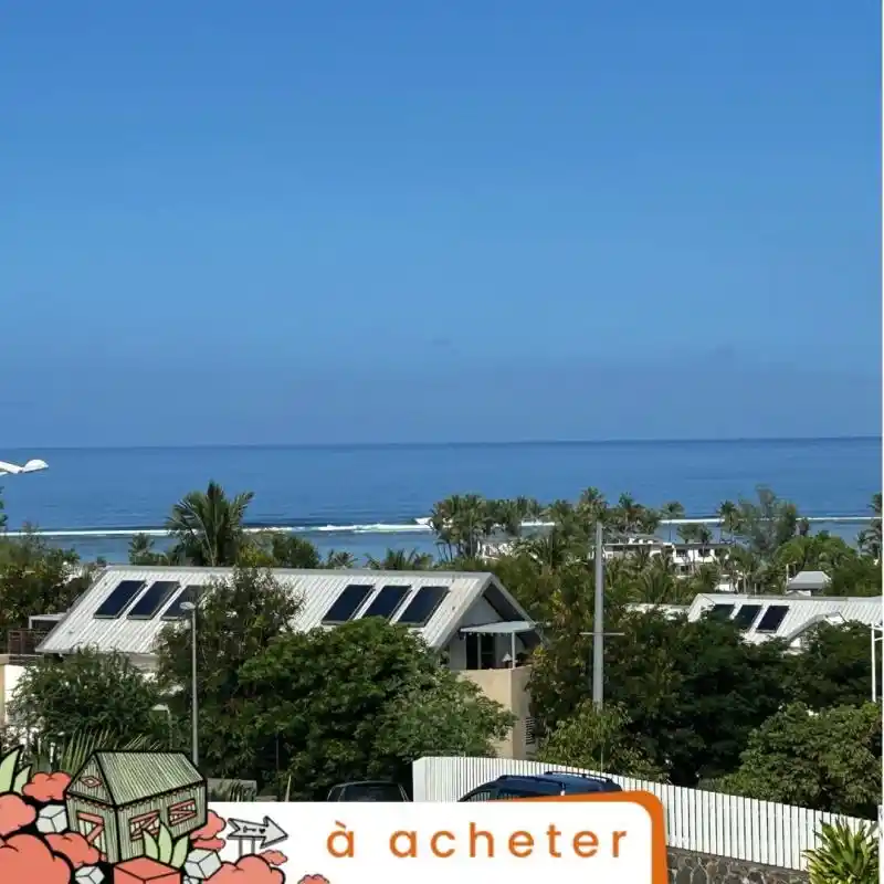 Photo 1 - Appartement à vendre - Ancien 355 000 € 3 pièces 2 chambres 65.8 m² Saint-Paul Saint-Gilles les Bains 97434