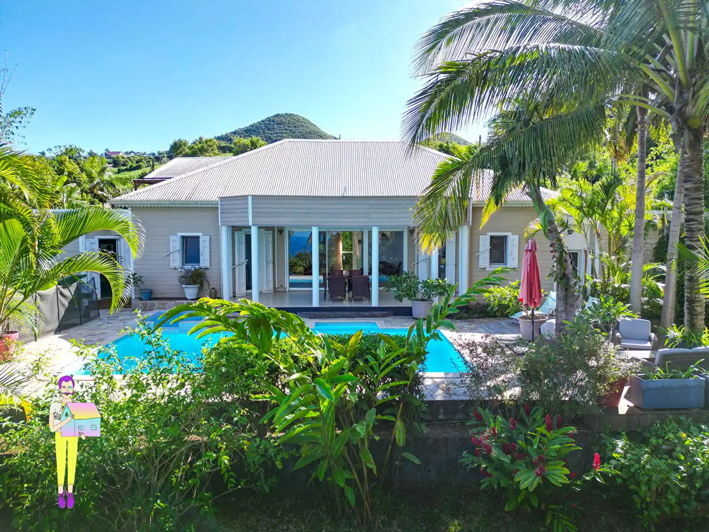 Photo 1 - Maison à vendre - Ancien 598 500 € 6 pièces 5 chambres 150 m² Saint-Pierre 97410