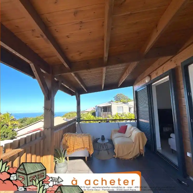 Photo 1 - Appartement à vendre - Ancien 165 850 € 2 pièces 1 chambres 37.43 m² Les Avirons 97425