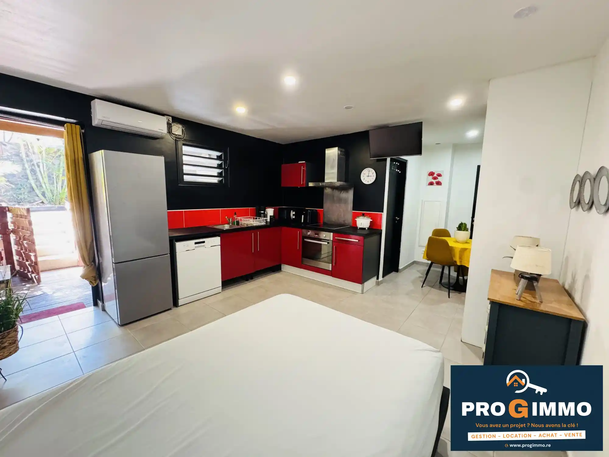 Photo 2 - Appartement à louer - Ancien 800 € 1 pièces 1 chambres 24 m² Saint-Pierre 97410