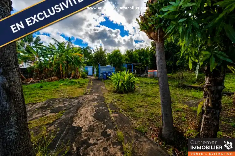 Photo 1 - Terrain à vendre - Ancien 428 000 € 895 m² Saint-Paul Villèle 97435