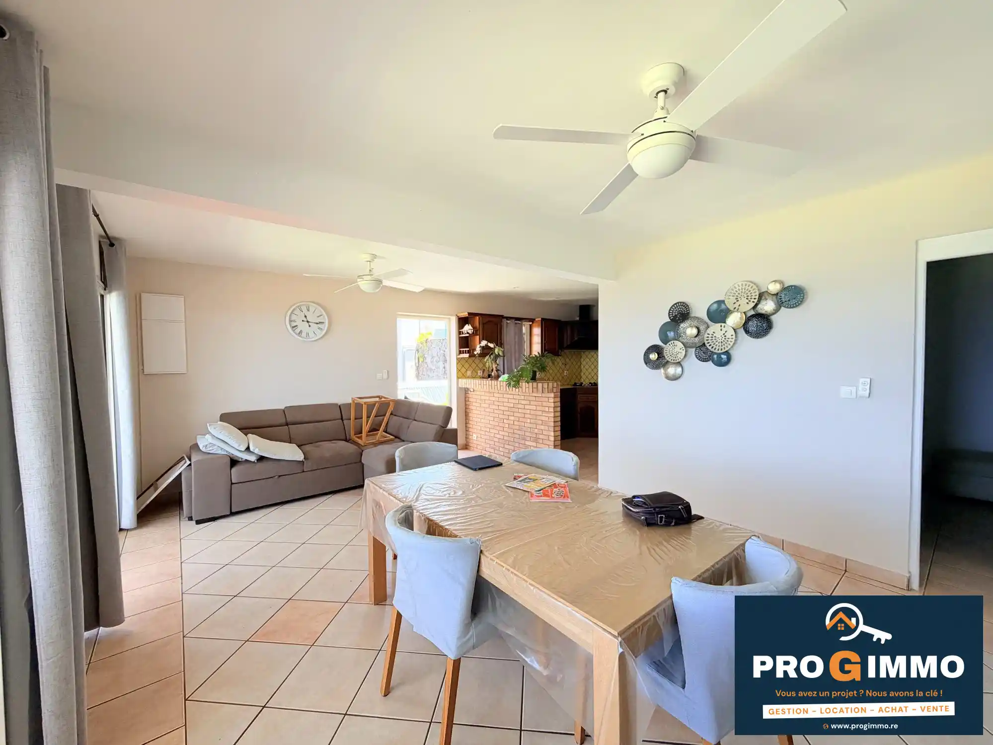 Photo 4 - Appartement à louer - Ancien 1 130 € 4 pièces 3 chambres 94 m² Petite-Île 97429