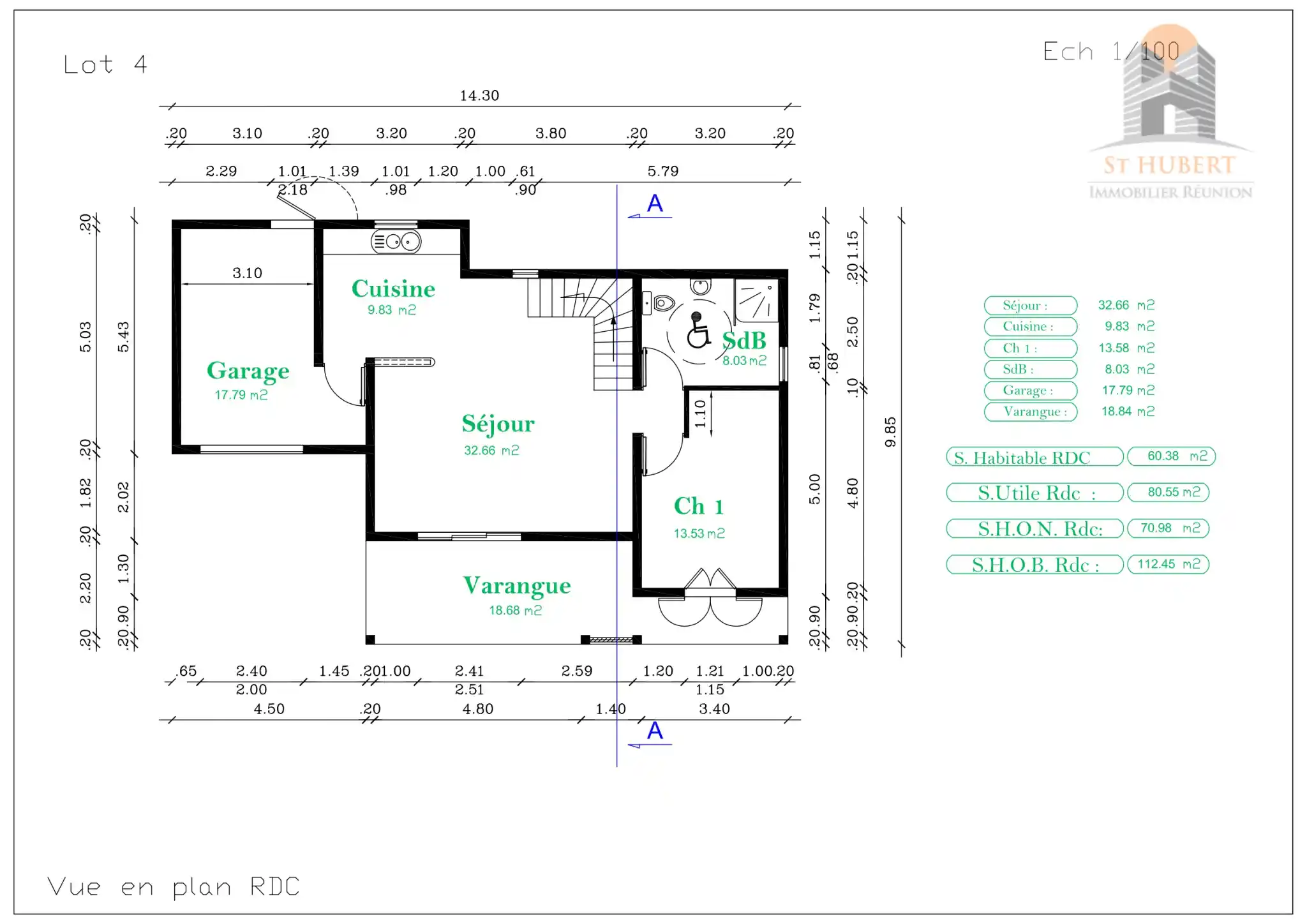 Photo 4 - Maison à louer - Ancien 1 340 € 4 pièces 3 chambres 93,26 m² Sainte-Marie 97438